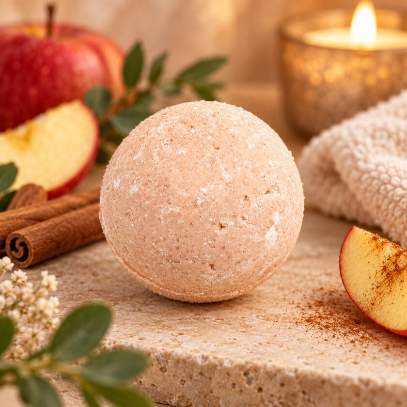15_Bratapfel_Produktbild Badekugel Bratapfel