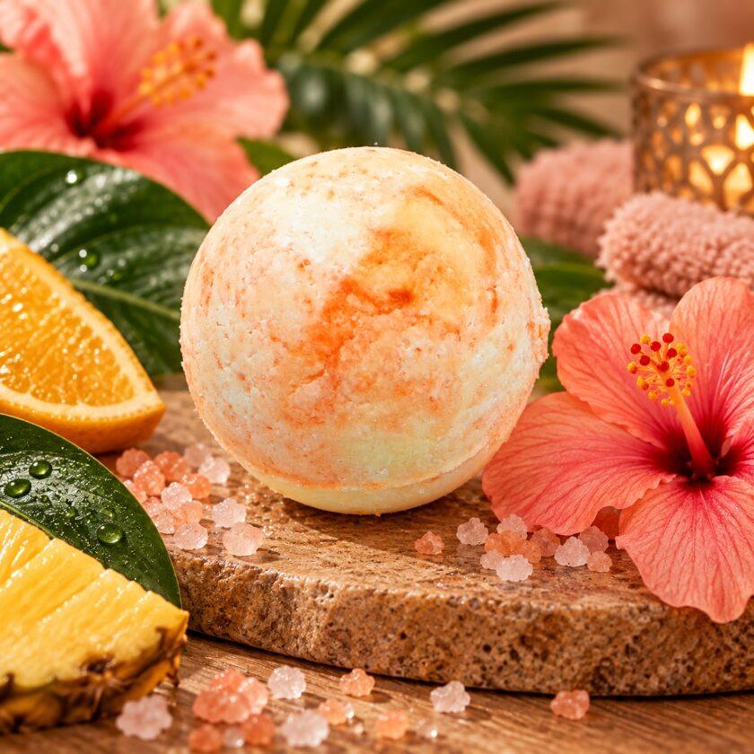 Tropicana_Schaumwunder_Produktbild Badekugel Schaumwunder Tropicana