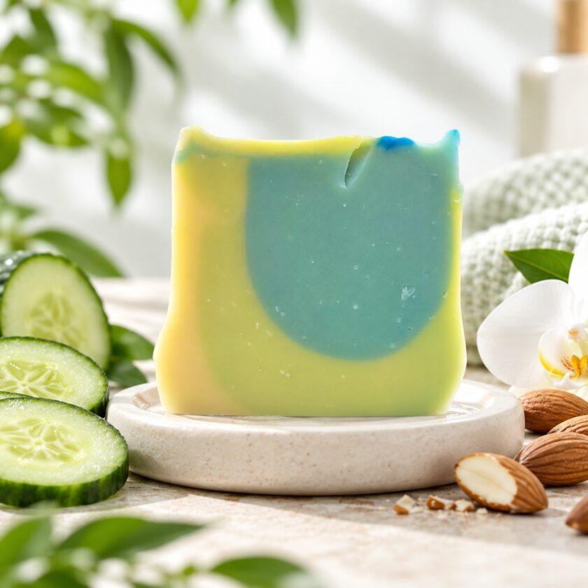 spa_seife_mit_gurke_und_mandelmilch Gurke Mandelmilch SEife
