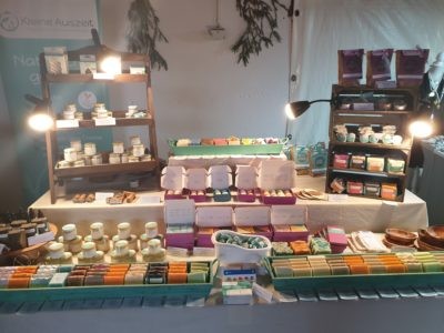 Naturseifen Marktstand