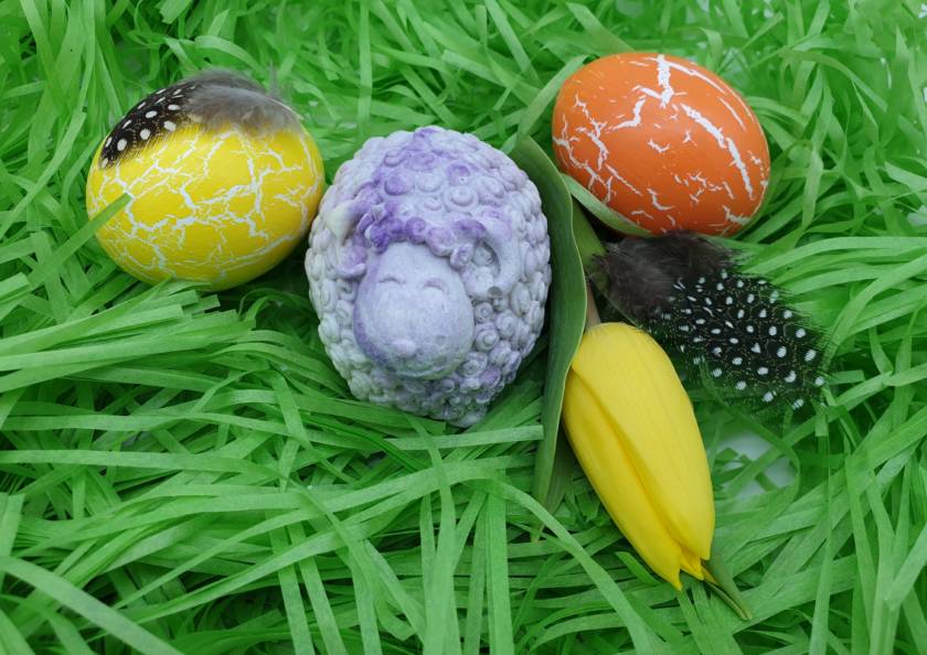 Osterseife Lämmchen Lavendel